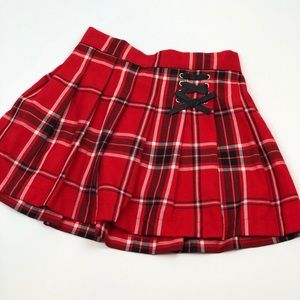 Justice Plaid Skort